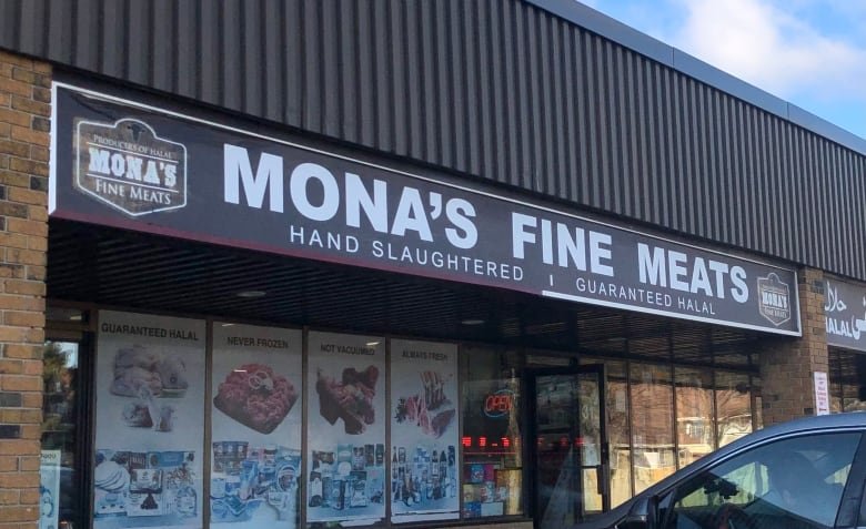 Exterior of Mona's Fine Meats