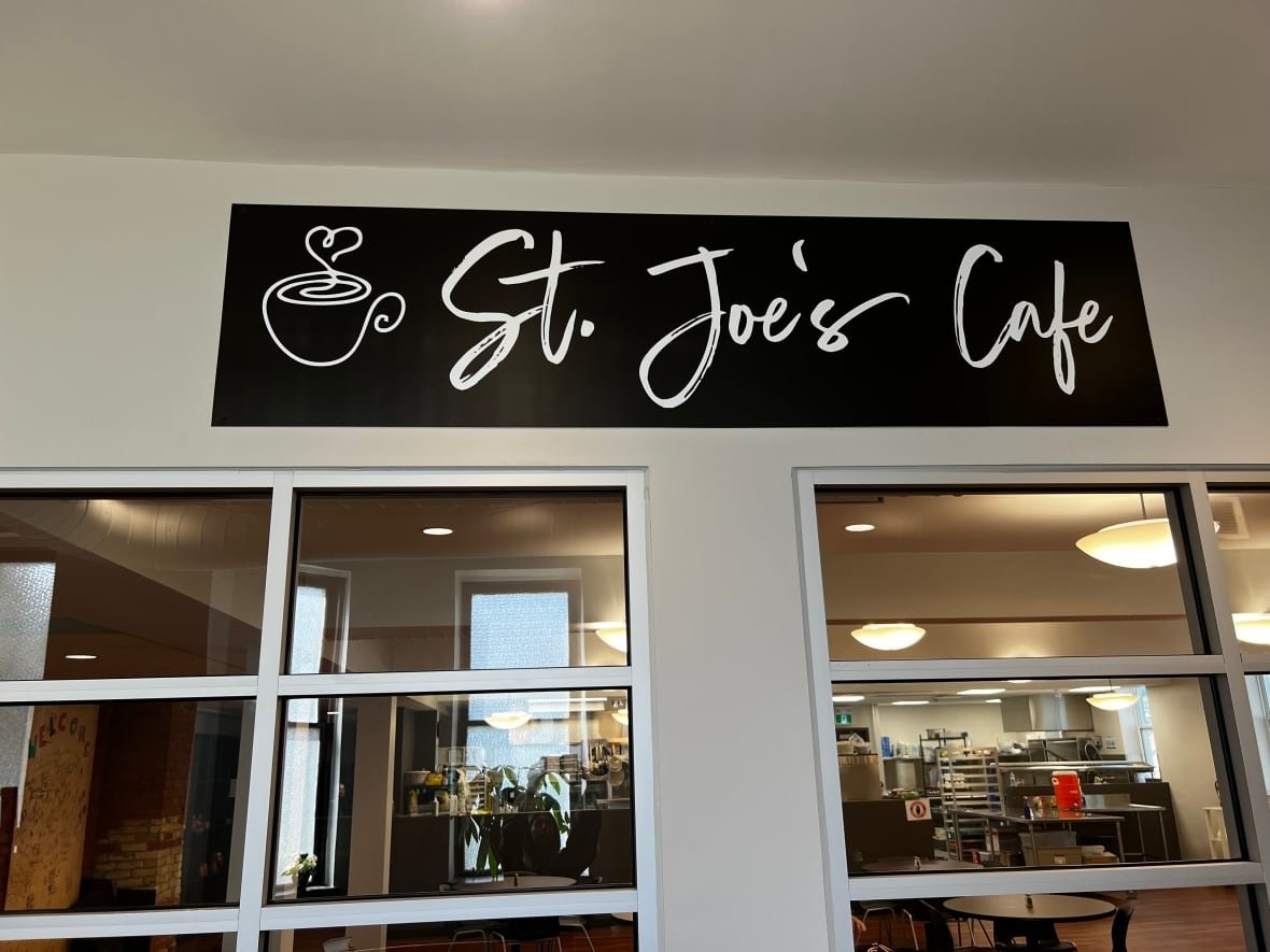 Sign for St. Joe's Cafe