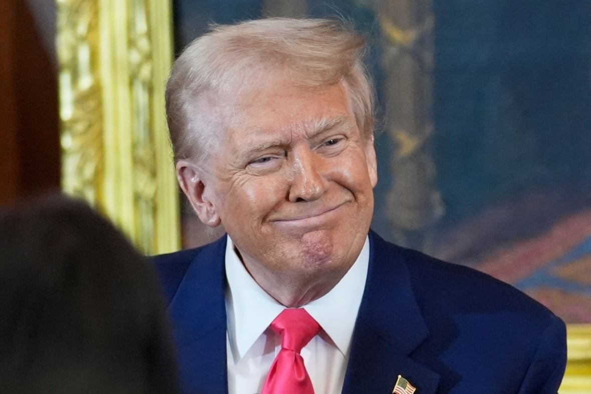 trump-ireland President Donald Trump attends the annual St. Patrick's Day luncheon at the Capitol in Washington, Wednesday, March 12, 2025. (AP Photo/J. Scott Applewhite)