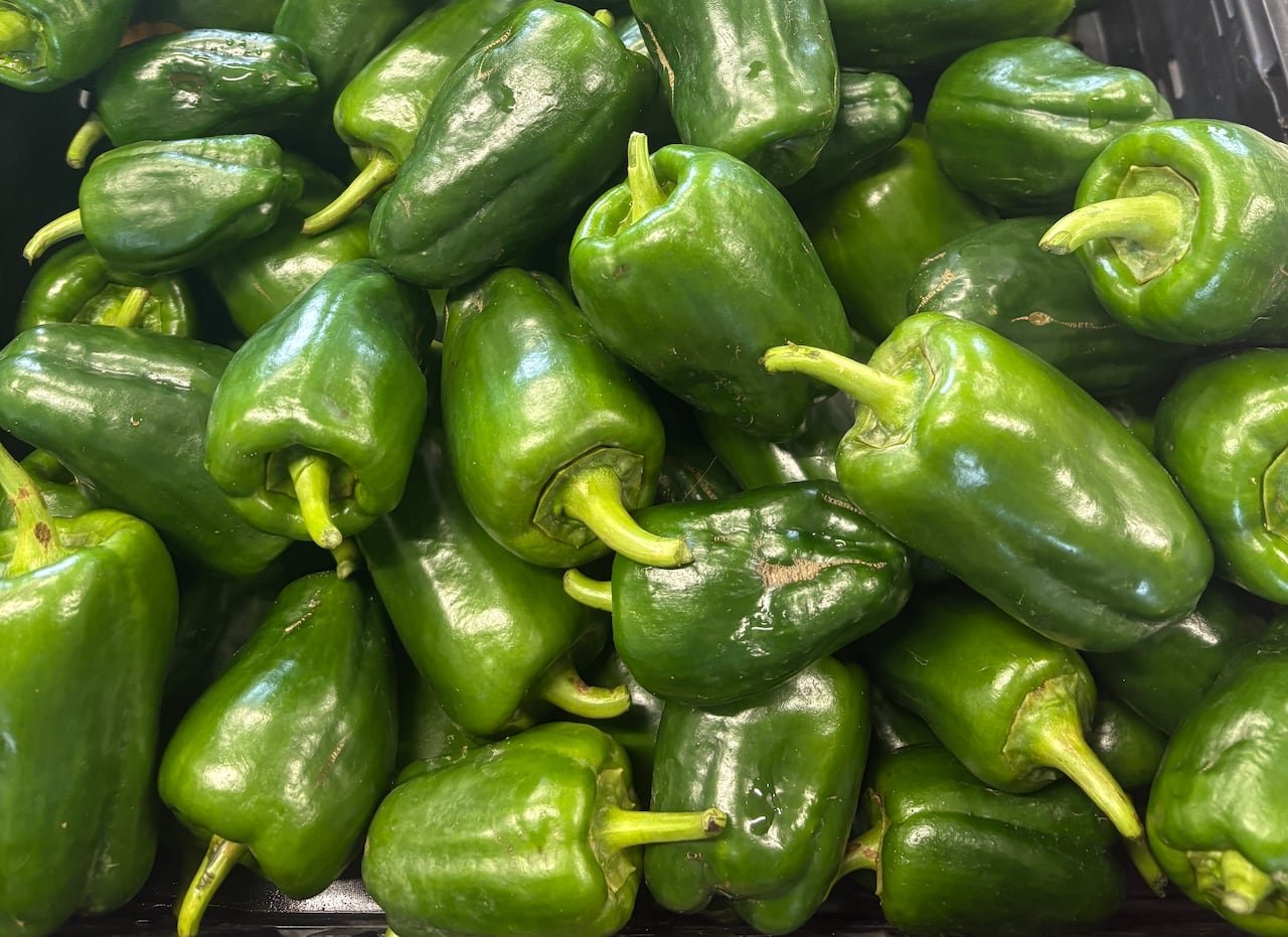 Green peppers